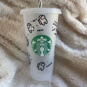Among Us Starbucks cup